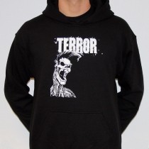 Terror Hand Hooded printed black