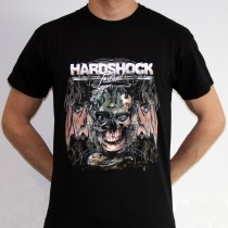 Hardshock Festival 2013 Partyshirt with line printed on the back.