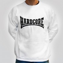 Hardcore 09 white Sweater stitched