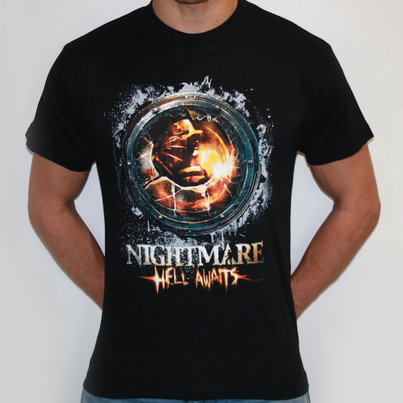 Black Nightmare Hell Awaits full color shortsleeve t-shirt (LIMITED ...