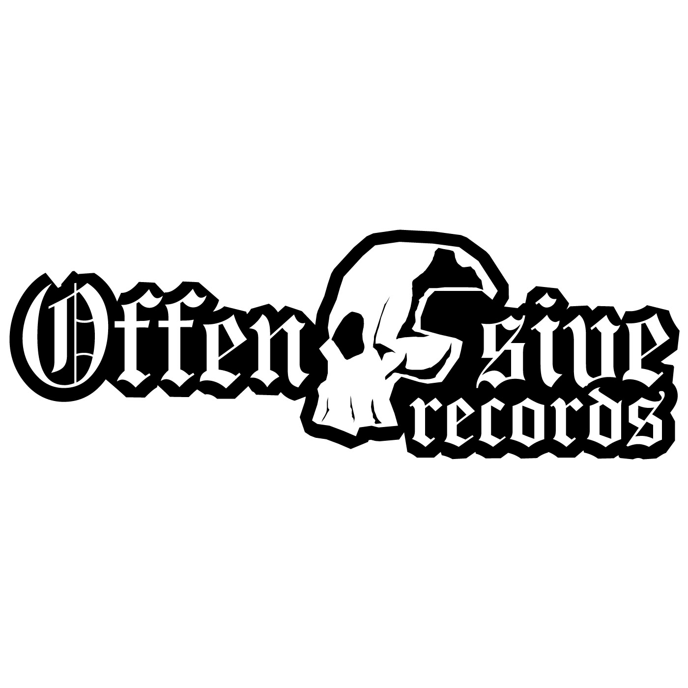 Offensive tattoo 'skull' small (OFFTATSKULSMAL) Tattoo