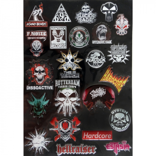 Hardcore Stickersheet A4 (EPOXSTICKSHEET) Sticker - Rigeshop