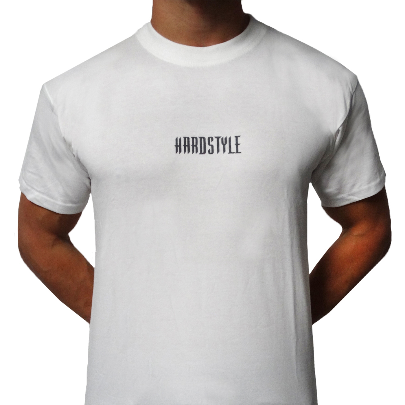 White Hardstyle Sleeveless Shirt One Size Fits All Hssless Shortsleeve Rigeshop