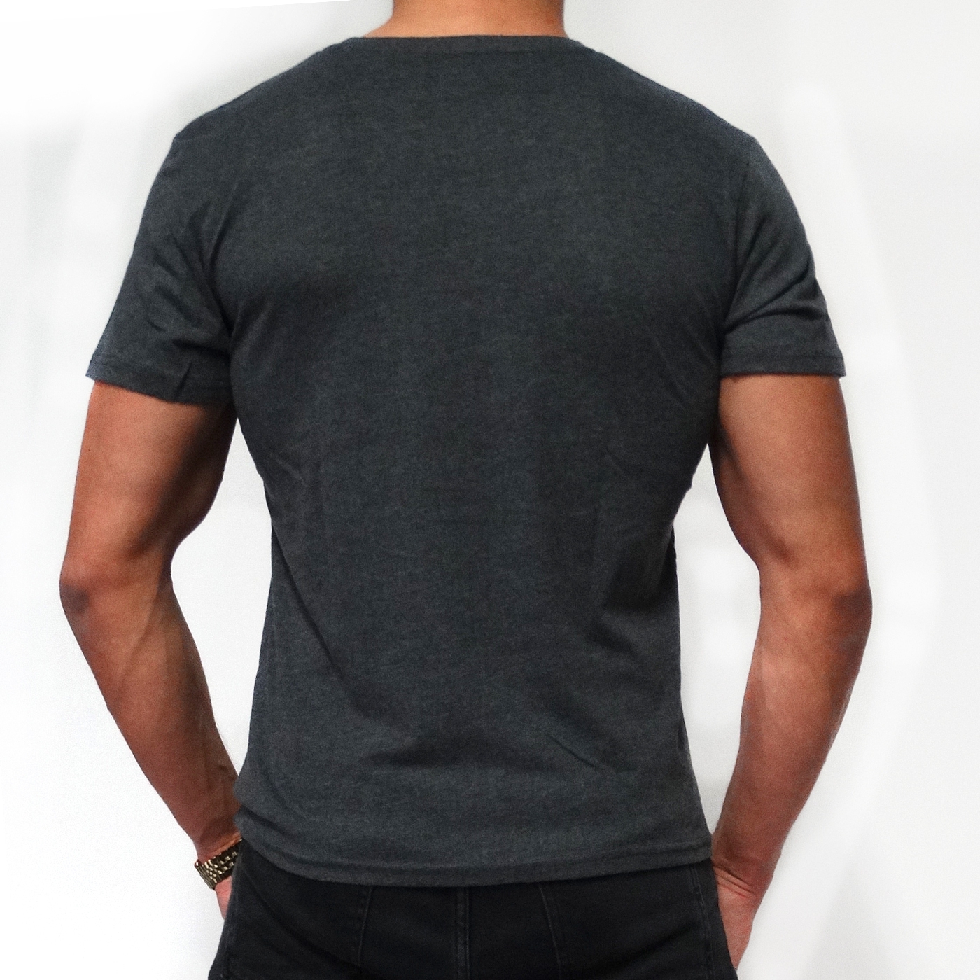 Australian shirt antracite grey (E907850695M) Shortsleeve - Rigeshop