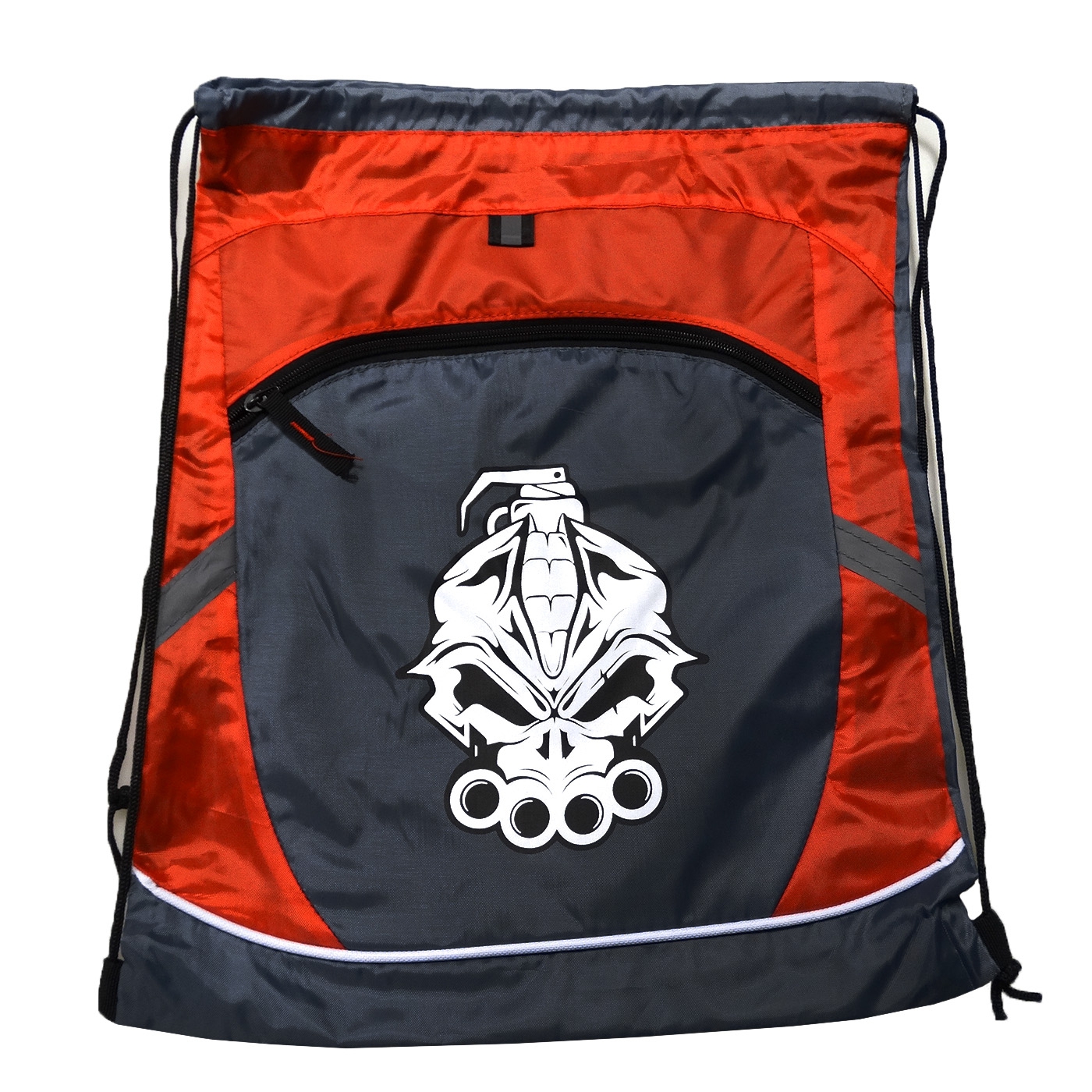 DRS Deluxe string bag grey/red (DRSSTRINGBAGGR) Bag - Rigeshop