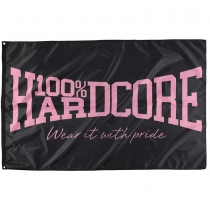 100% Hardcore Banner The Brand Pink