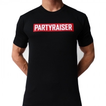 Partyraiser new logo t-shirt