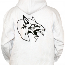 Neophyte hooded stitched white