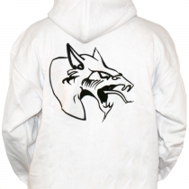 Neophyte witte hooded sweater