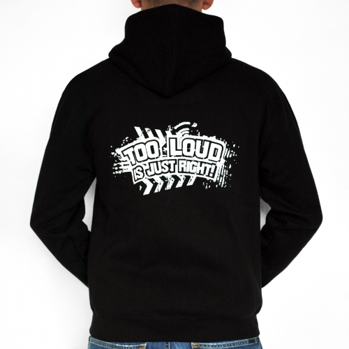 The Vizitor Too loud is just right Hooded Zipper (VIZ14HOZIP