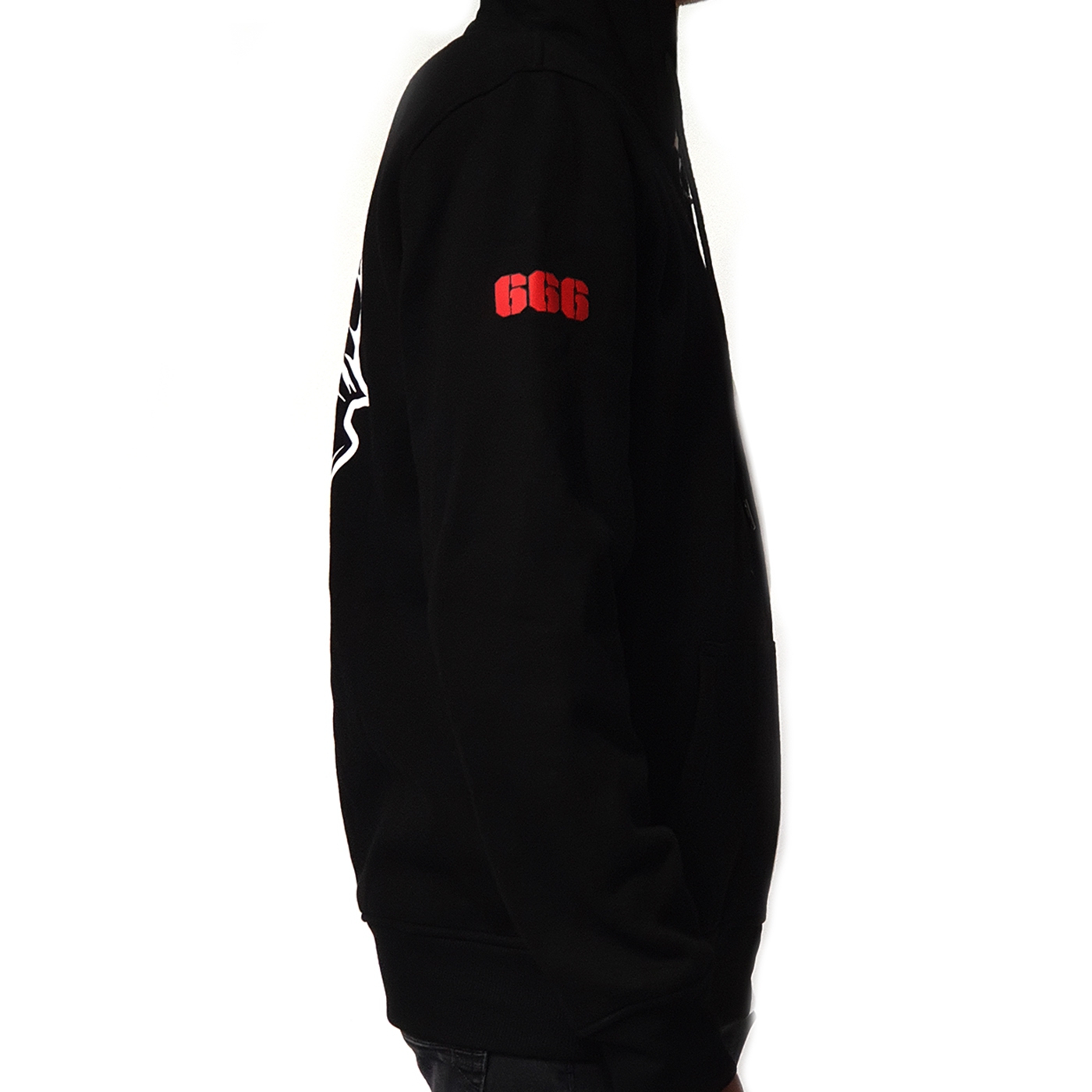 DRS BW Hooded with Zipper *limited* (DRSBWHOZ) Hooded - Rigeshop