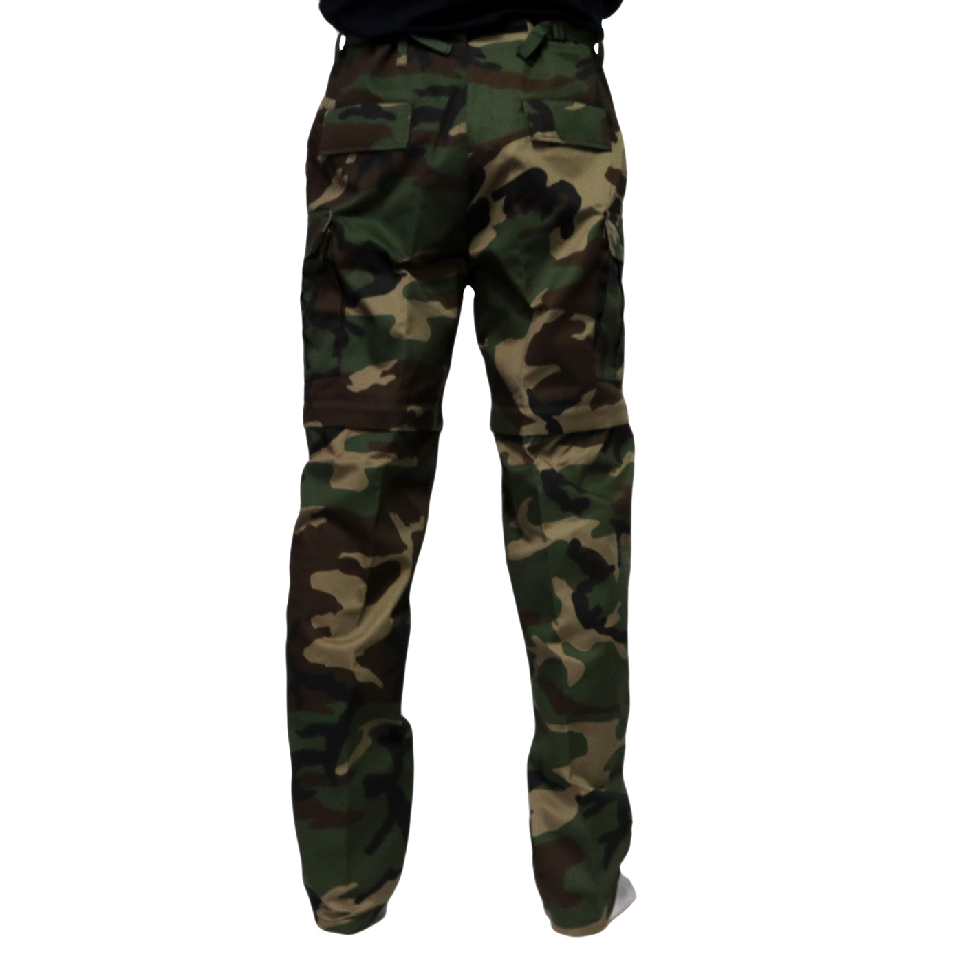 Army Zip Off Pants Woodland (ARMYZIPWL) Pants - Rigeshop
