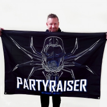 Drapeau Partyraiser noir