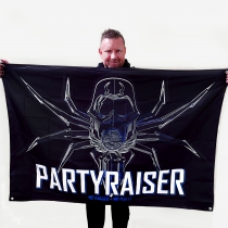 Partyraiser Flag black