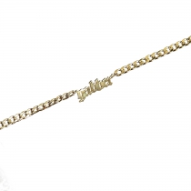 100% Hardcore Necklace ''Gabber'' Gold