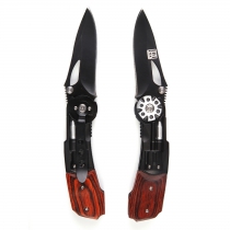 Pistool mes + Clip Zwart