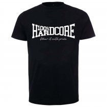 100% Hardcore Basic T-shirt zwart