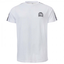 100% Hardcore T shirt Taped White