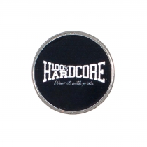 100% Hardcore Pin - Logo