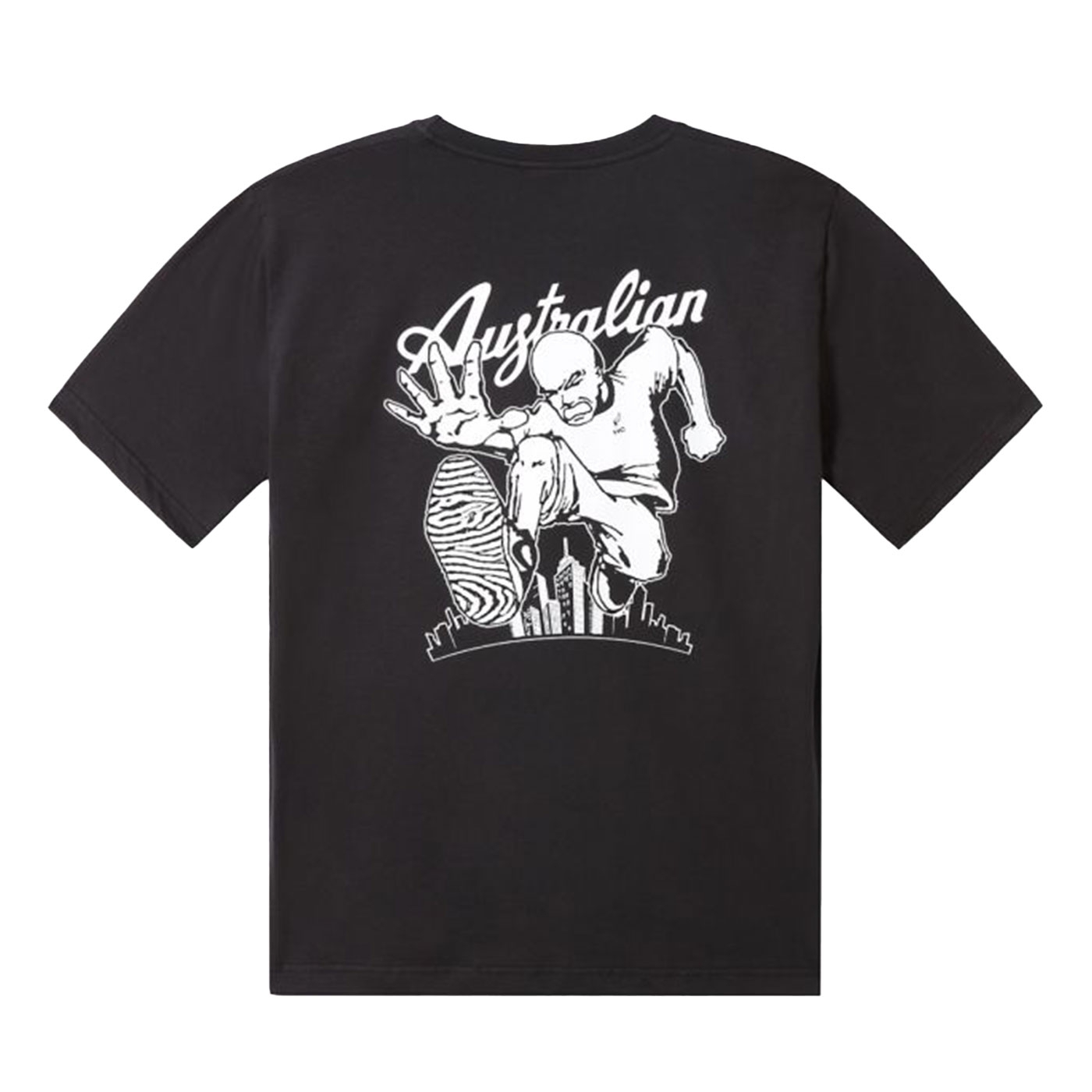 Australian T-Shirt Gabber Black (HCUTS003046) Shortsleeve Rigeshop