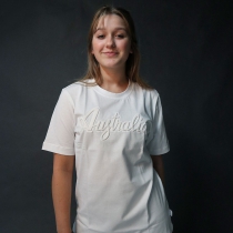 Australian T-Shirt 3D Logo White