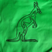 Australian jacket green tape