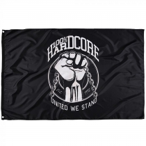 100% Hardcore flag united we stand