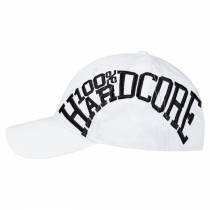 100% Hardcore Cap Essential White & Black