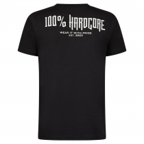 100% Hardcore Shirt Established Black