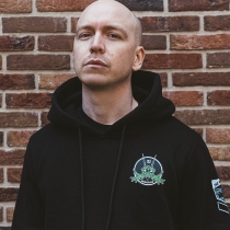 Megarave Hoodie - Green Logo