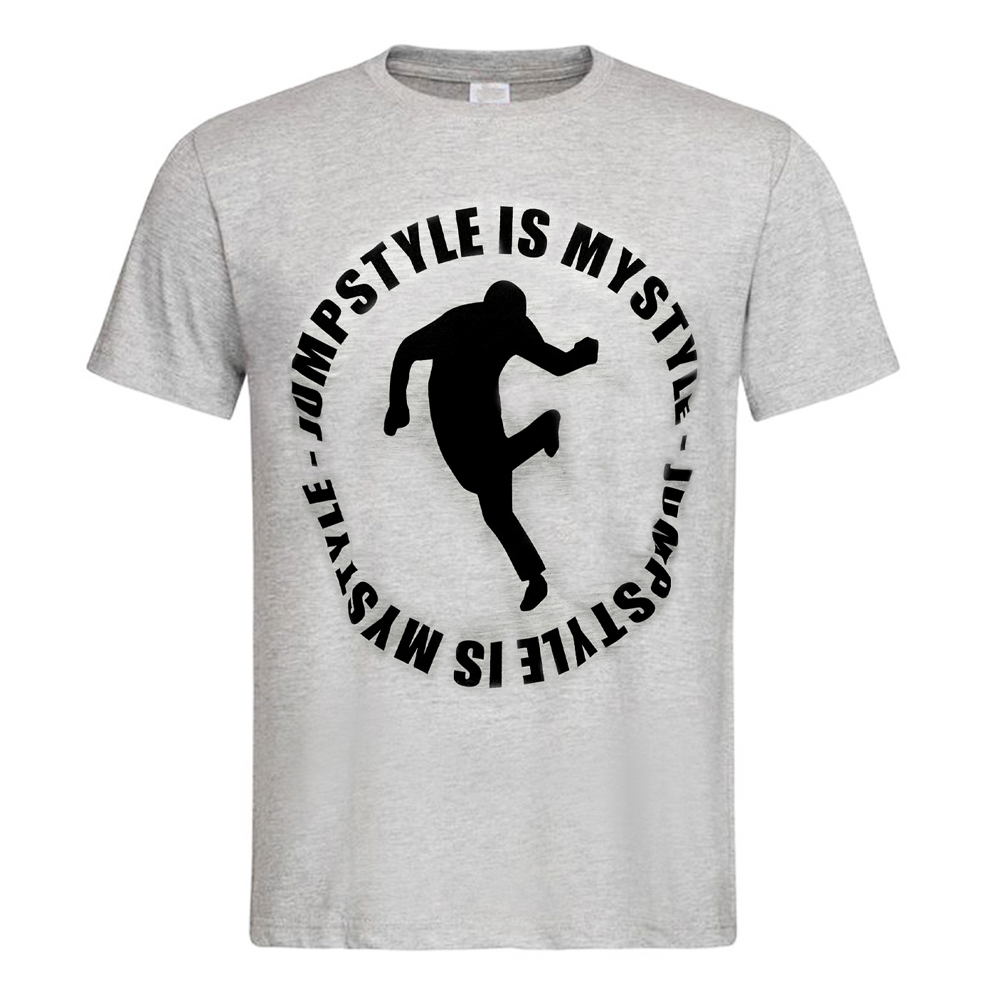 Gray T-shirt for Jumpstyle (JUMPSSGREY) Shortsleeve Rigeshop
