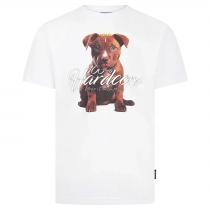T-shirt Puppy – Blanc – 100% Hardcore