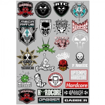 Feuille d'autocollants Epoxy 25