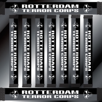 Rotterdam Terror Corps Scarf Duo Grey Black