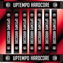 Uptempo Hardcore Scarf Red Black
