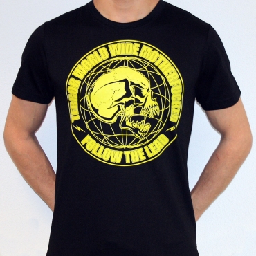100% Hardcore World Wide Terror Black/Yellow short sleeve