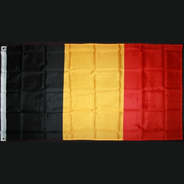 The national flag of Belgium