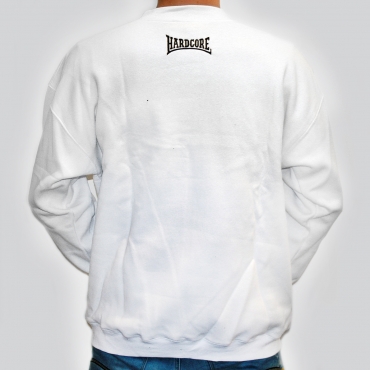 Hardcore 09 white Sweater stitched