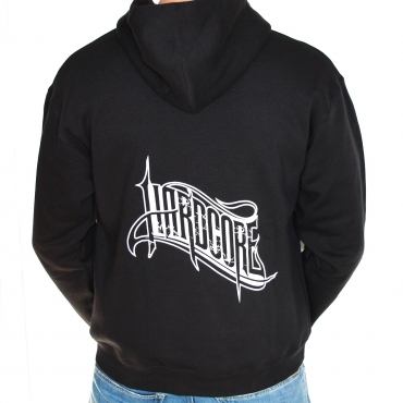 Hardcore Logo Hooded Zipper