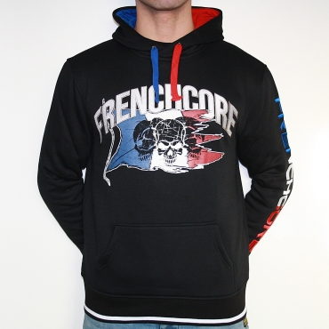 Frenchcore Hoodie French Flag