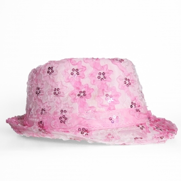 Pink festival Hat Pailletten