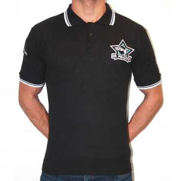 Dr. Peacock polo stitched