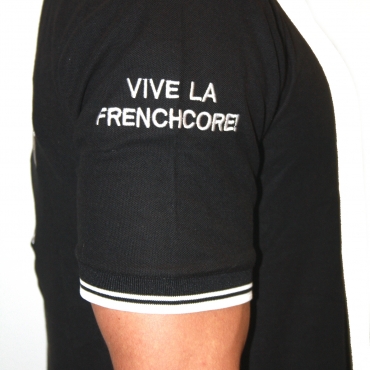 Dr. Peacock polo stitched