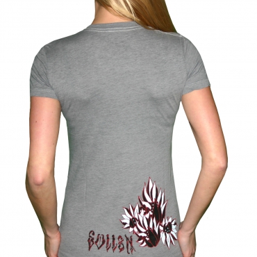 Grey Sullen Flying Lotus girl shortsleeve