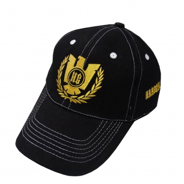 Hardcore Gladiators black cap gold stitched