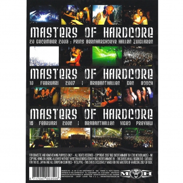 Masters of Hardcore DVD with 3 different parties. SUPER DEAL!