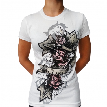 White Sullen cross girl shortsleeve