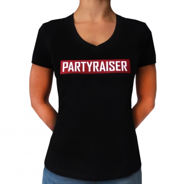 Partyraiser Lady V-Neck T-shirt