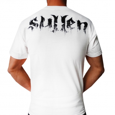 Sullen Distress-White Short Sleeve.