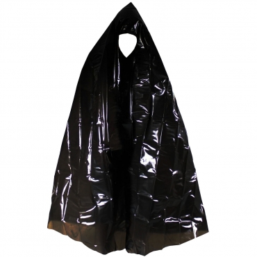 Poncho Black Blanco